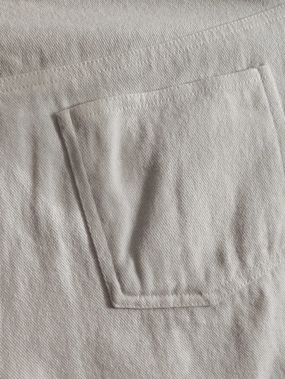 Grace White High-Waist Bohiemein 70s Artsy Crochet Denim Shorts